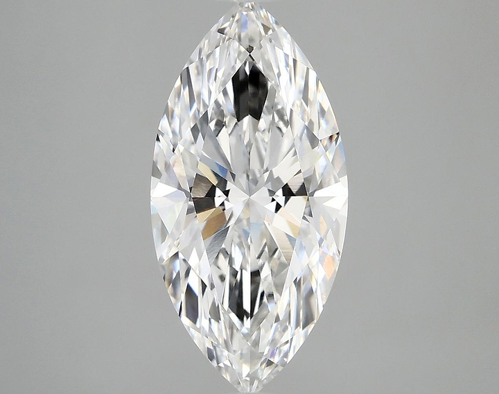 3.06 Carat Marquise Shaped Very Good Cut VVS2 IGI Certified Lab Grown Diamond