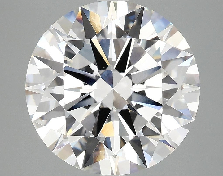 6.09 Carat Round Shaped Ideal Cut VVS2 IGI Certified Lab Grown Diamond