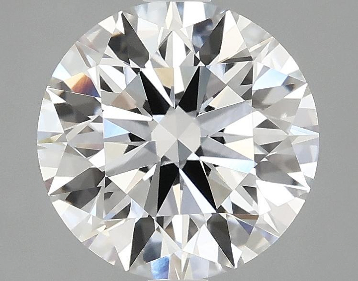 2.57 Carat Round Shaped Ideal Cut VVS2 IGI Certified Lab Grown Diamond