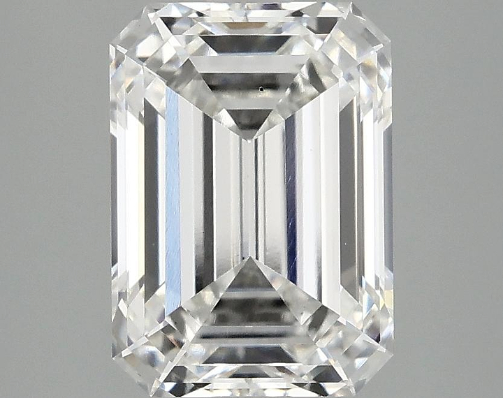 3.09 Carat Emerald Shaped Ideal Cut VS2 IGI Certified Lab Grown Diamond