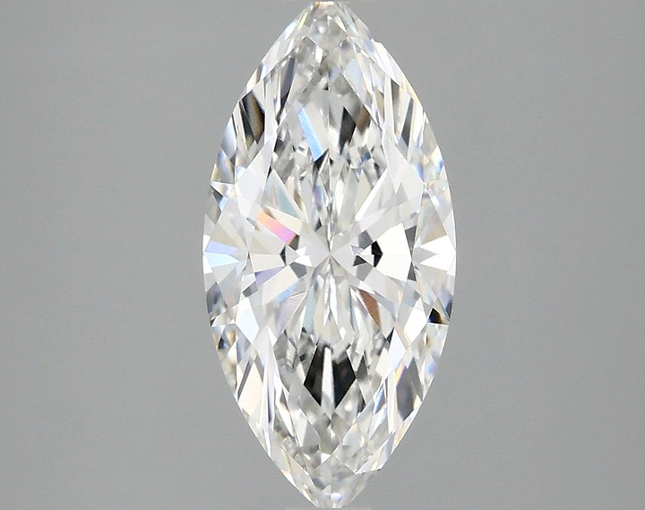 1.97 Carat Marquise Shaped Excellent Cut VVS2 IGI Certified Lab Grown Diamond