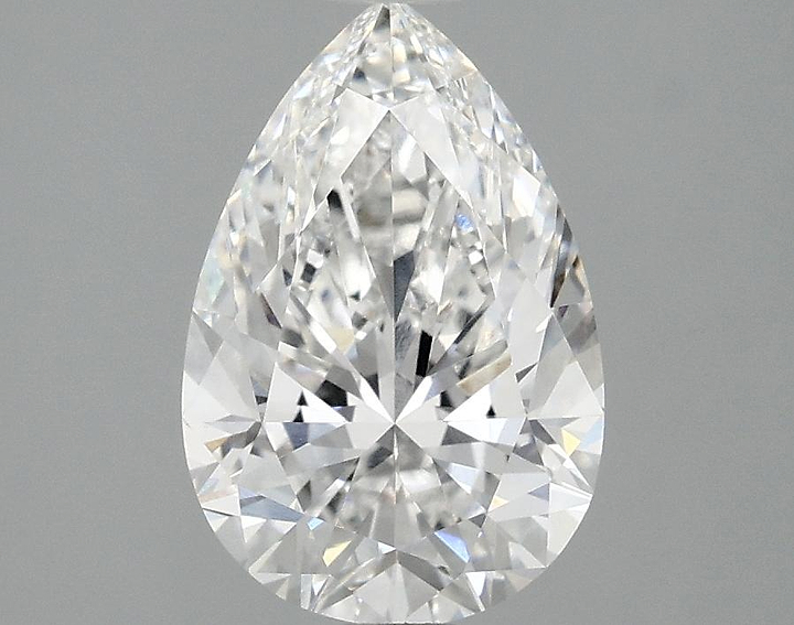 2.08 Carat Pear Shaped Excellent Cut VVS2 IGI Certified Lab Grown Diamond