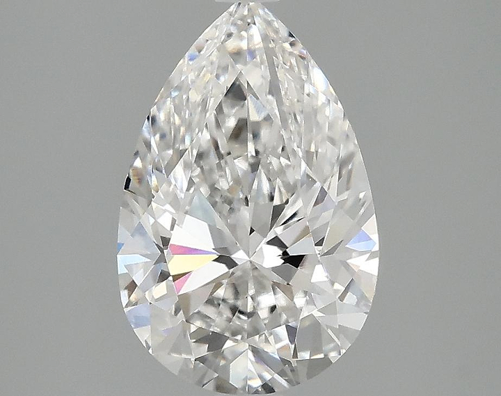 2.0 Carat Pear Shaped Excellent Cut VVS2 IGI Certified Lab Grown Diamond