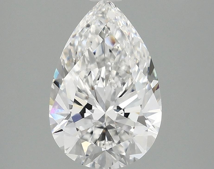 2.09 Carat Pear Shaped Excellent Cut VVS2 IGI Certified Lab Grown Diamond