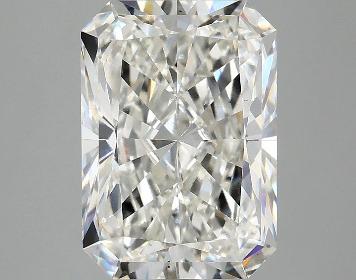 3.47 Carat Radiant Shaped Ideal Cut VS2 IGI Certified Lab Grown Diamond
