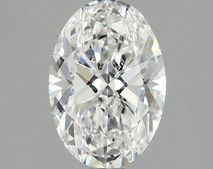 1.5 Carat Oval Shaped Ideal Cut VVS2 IGI Certified Lab Grown Diamond