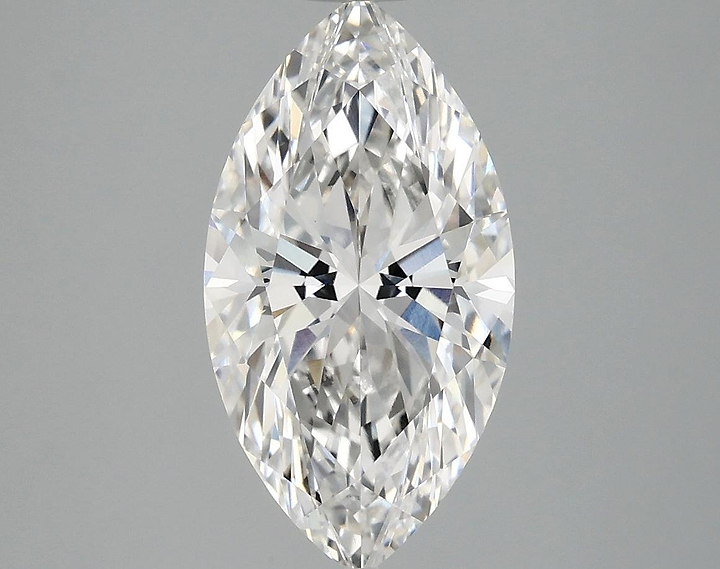 2.58 Carat Marquise Shaped Excellent Cut VVS2 IGI Certified Lab Grown Diamond
