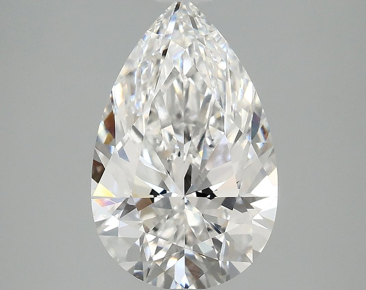 3.04 Carat Pear Shaped Ideal Cut VVS2 IGI Certified Lab Grown Diamond