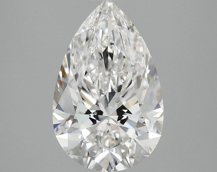 3.06 Carat Pear Shaped Ideal Cut VS2 IGI Certified Lab Grown Diamond