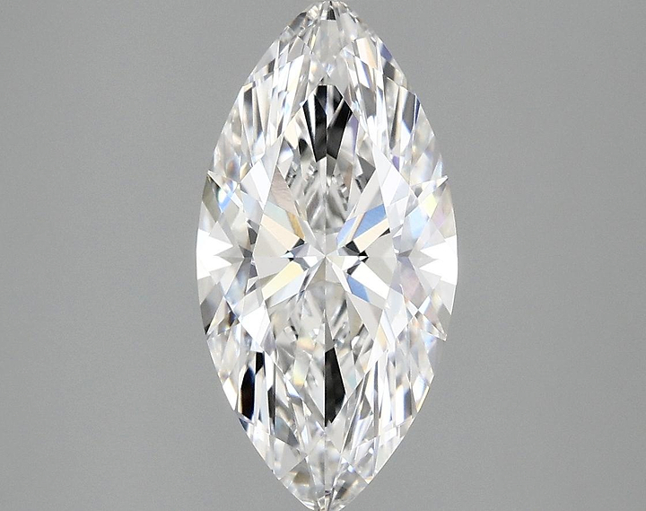 1.98 Carat Marquise Shaped Ideal Cut VVS2 IGI Certified Lab Grown Diamond