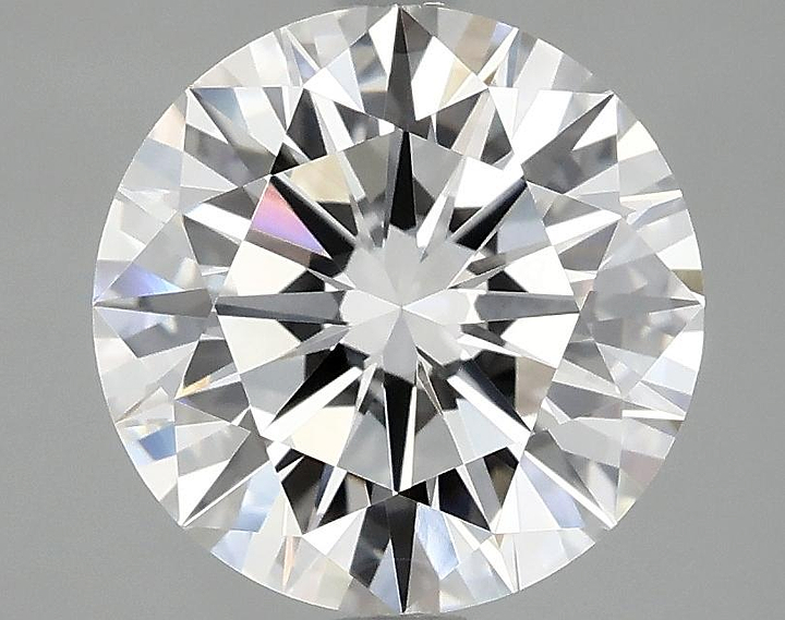 3.09 Carat Round Shaped Ideal Cut VVS2 IGI Certified Lab Grown Diamond