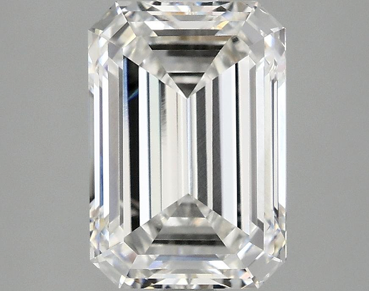2.97 Carat Emerald Shaped Ideal Cut VVS2 IGI Certified Lab Grown Diamond