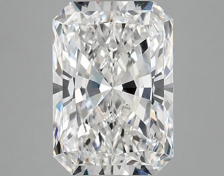 3.09 Carat Radiant Shaped Ideal Cut VVS2 IGI Certified Lab Grown Diamond