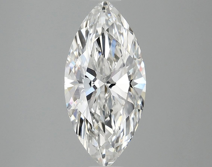 2.02 Carat Marquise Shaped Excellent Cut VVS2 IGI Certified Lab Grown Diamond