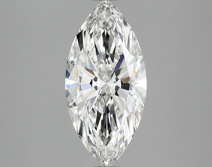 1.81 Carat Marquise Shaped Excellent Cut VVS2 IGI Certified Lab Grown Diamond