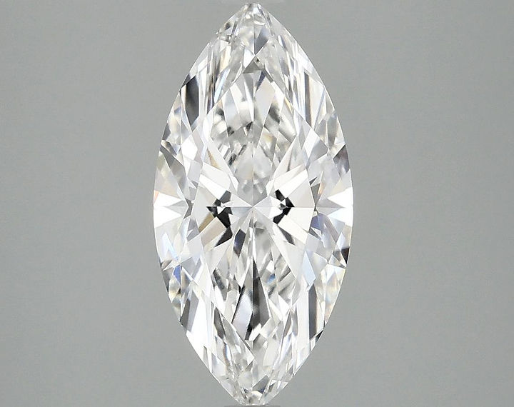 2.02 Carat Marquise Shaped Excellent Cut VVS2 IGI Certified Lab Grown Diamond
