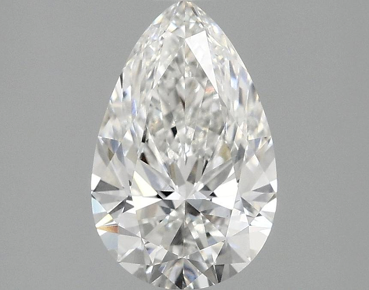 1.42 Carat Pear Shaped Ideal Cut VVS2 IGI Certified Lab Grown Diamond