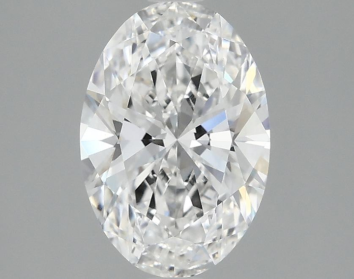 1.65 Carat Oval Shaped Ideal Cut VVS2 IGI Certified Lab Grown Diamond