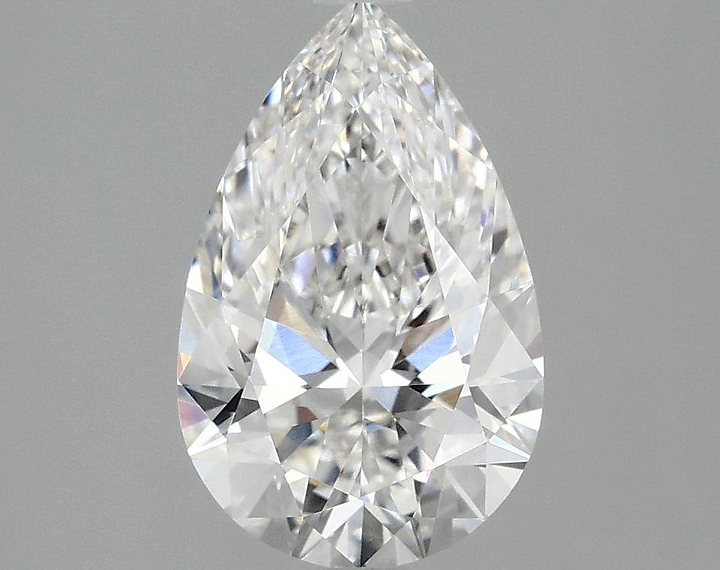 2.03 Carat Pear Shaped Ideal Cut VVS2 IGI Certified Lab Grown Diamond
