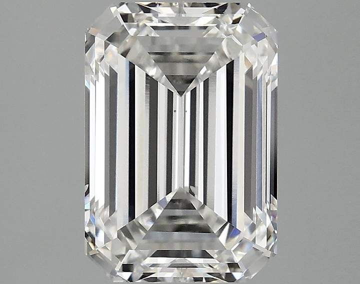 3.02 Carat Emerald Shaped Ideal Cut VS2 IGI Certified Lab Grown Diamond