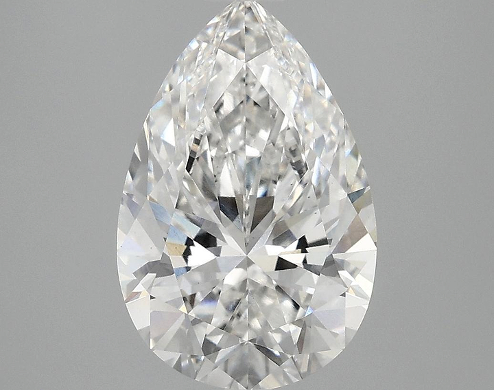 3.08 Carat Pear Shaped Excellent Cut VS1 IGI Certified Lab Grown Diamond
