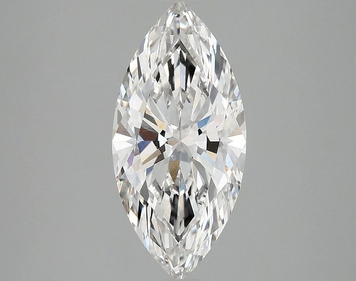 2.39 Carat Marquise Shaped Excellent Cut VVS2 IGI Certified Lab Grown Diamond