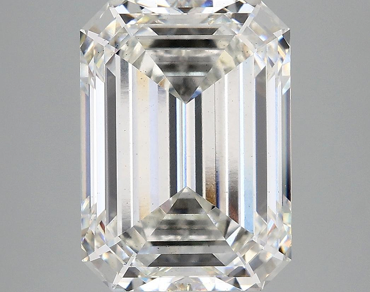 6.08 Carat Emerald Shaped Excellent Cut VS2 IGI Certified Lab Grown Diamond