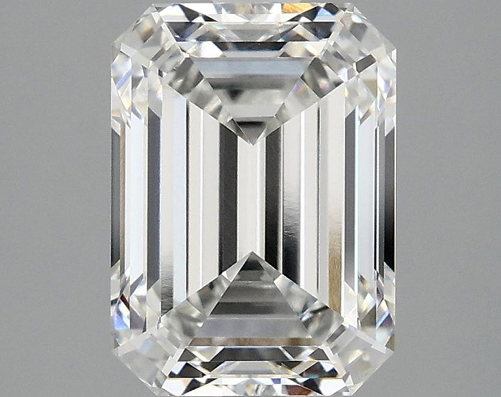 3.04 Carat Emerald Shaped Excellent Cut VVS2 IGI Certified Lab Grown Diamond