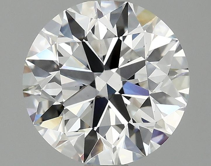 2.05 Carat Round Shaped Excellent Cut VVS2 IGI Certified Lab Grown Diamond