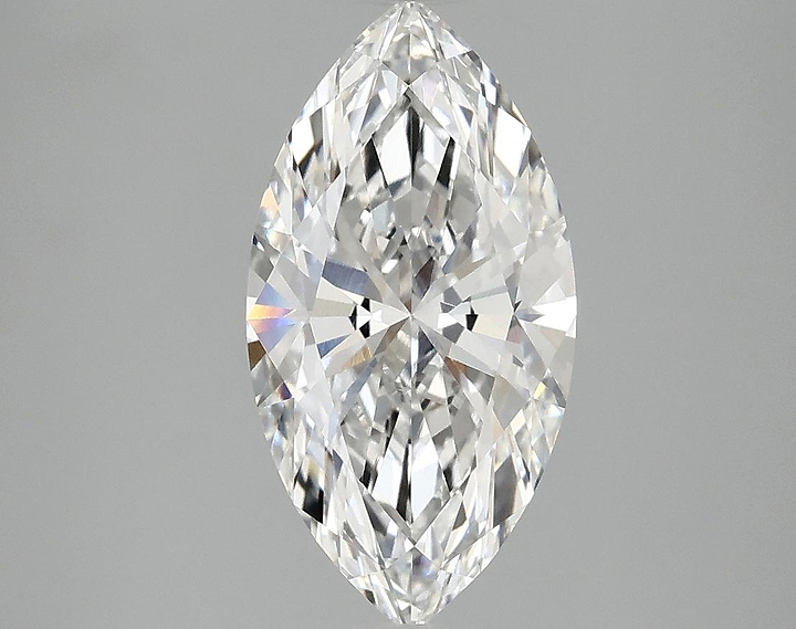 2.09 Carat Marquise Shaped Ideal Cut VVS2 IGI Certified Lab Grown Diamond
