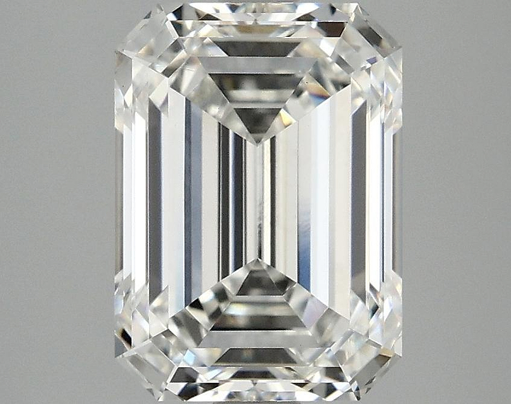 3.09 Carat Emerald Shaped Excellent Cut VS1 IGI Certified Lab Grown Diamond