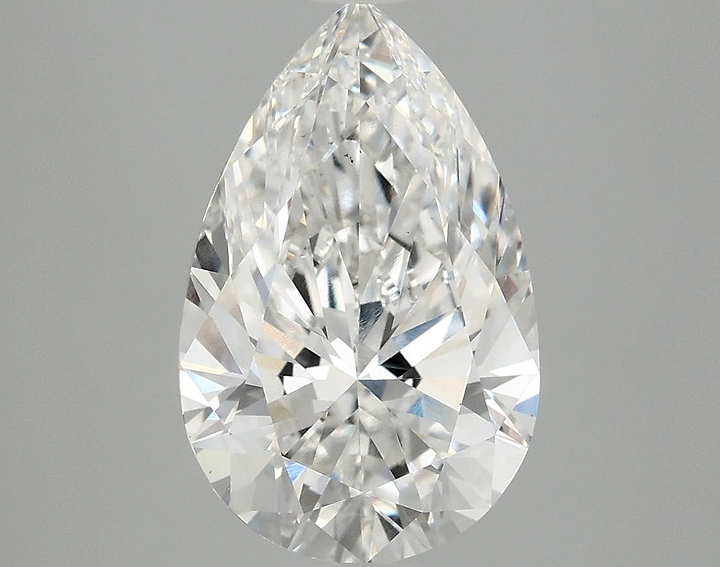3.08 Carat Pear Shaped Ideal Cut VS1 IGI Certified Lab Grown Diamond
