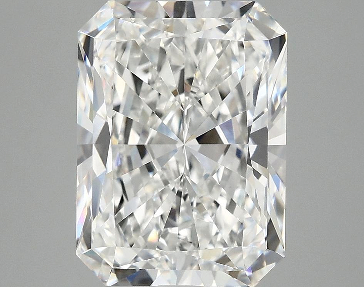 4.08 Carat Radiant Shaped Excellent Cut VVS2 IGI Certified Lab Grown Diamond