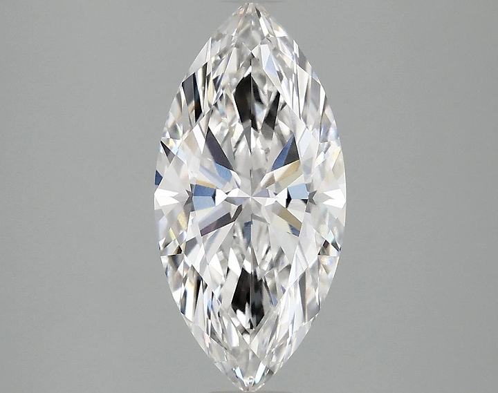 2.1 Carat Marquise Shaped Excellent Cut VVS2 IGI Certified Lab Grown Diamond
