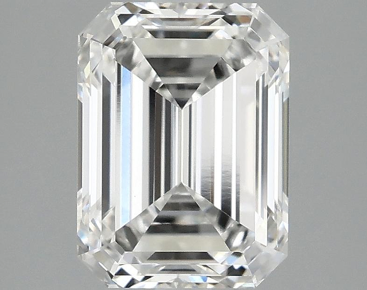 2.56 Carat Emerald Shaped Excellent Cut VVS2 IGI Certified Lab Grown Diamond
