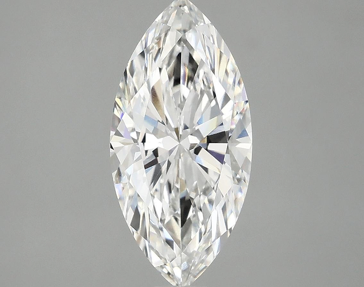 2.09 Carat Marquise Shaped Excellent Cut VVS2 IGI Certified Lab Grown Diamond