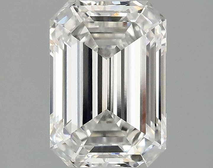 2.08 Carat Emerald Shaped Ideal Cut VVS2 IGI Certified Lab Grown Diamond