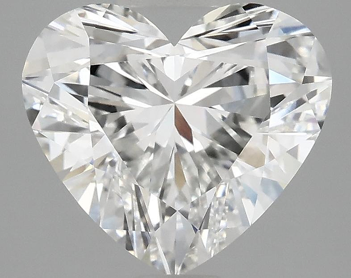 3.09 Carat Heart Shaped Ideal Cut VVS2 IGI Certified Lab Grown Diamond