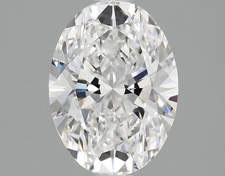 1.5 Carat Oval Shaped Excellent Cut VVS2 IGI Certified Lab Grown Diamond