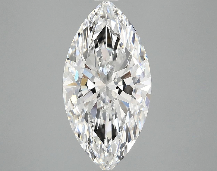 3.1 Carat Marquise Shaped Ideal Cut VVS2 IGI Certified Lab Grown Diamond