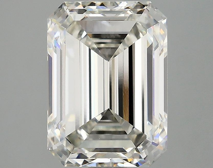 3.09 Carat Emerald Shaped Excellent Cut VS1 IGI Certified Lab Grown Diamond