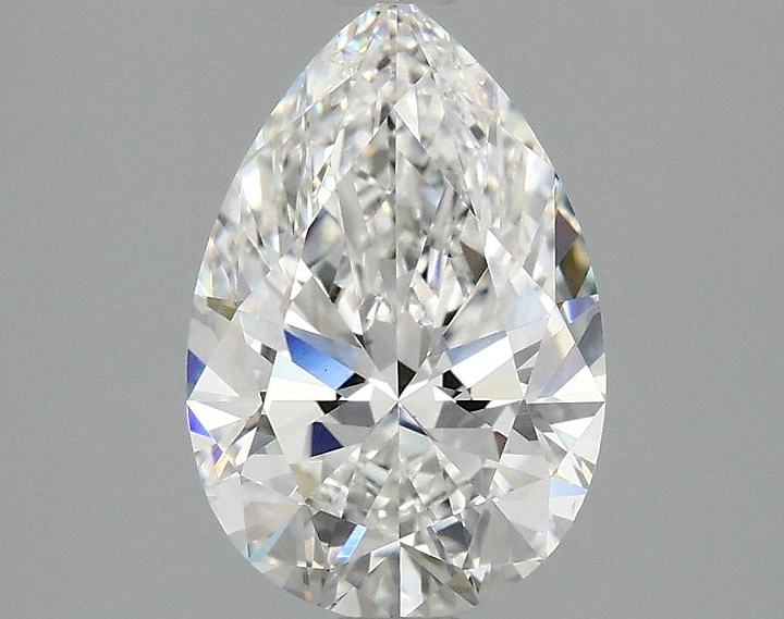 2.02 Carat Pear Shaped Excellent Cut VVS2 IGI Certified Lab Grown Diamond