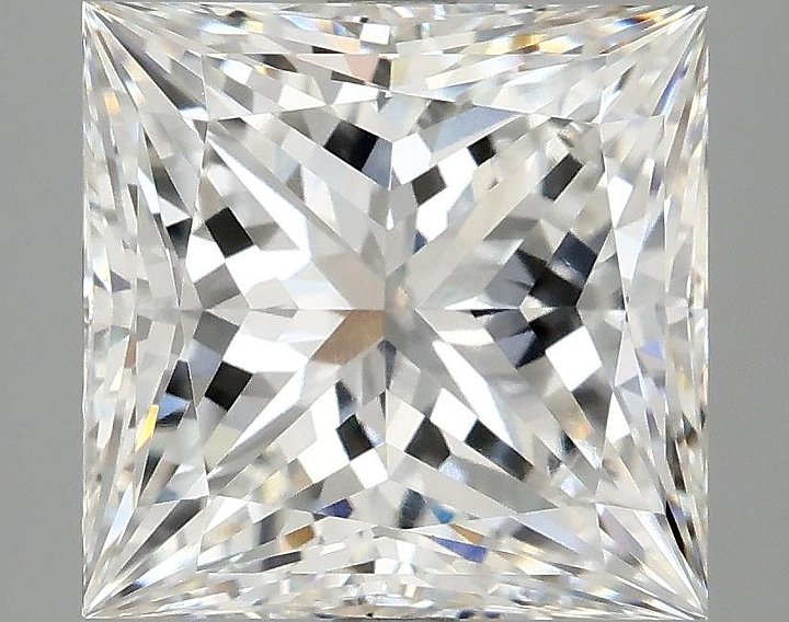5.1 Carat Princess Shaped Ideal Cut VVS2 IGI Certified Lab Grown Diamond