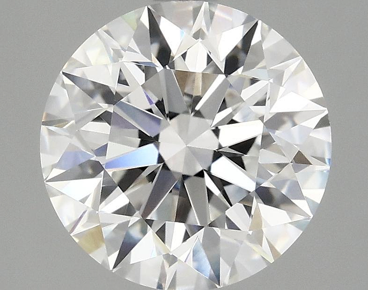 3.06 Carat Round Shaped Excellent Cut VVS2 IGI Certified Lab Grown Diamond