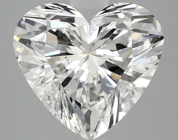 2.96 Carat Heart Shaped Ideal Cut VS2 IGI Certified Lab Grown Diamond