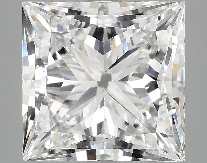 3.89 Carat Princess Shaped Ideal Cut VS1 IGI Certified Lab Grown Diamond