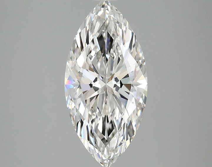 2.36 Carat Marquise Shaped Excellent Cut VVS2 IGI Certified Lab Grown Diamond