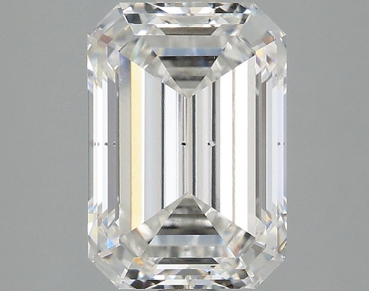 2.98 Carat Emerald Shaped Ideal Cut SI1 IGI Certified Lab Grown Diamond
