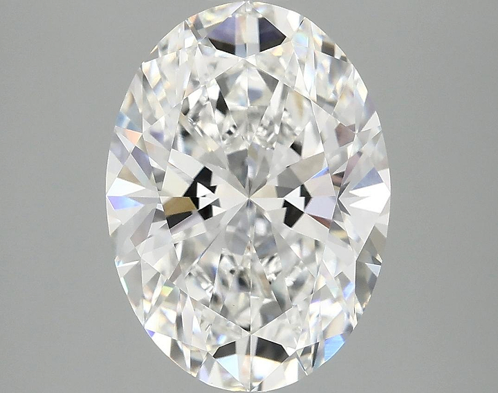 4.07 Carat Oval Shaped Excellent Cut VVS2 IGI Certified Lab Grown Diamond