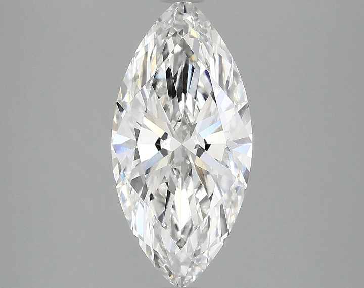 2.08 Carat Marquise Shaped Excellent Cut VVS2 IGI Certified Lab Grown Diamond